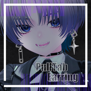 ⸜追加⸝【14アバター対応】PullTag-Earring【MA対応】