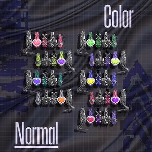 ⸜Sale ⸝【19アバター対応】 Bone-Metal Nail【MA対応】 缩略图 13