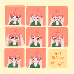 VRChat想定3Dケモノアバター「としょ太」 缩略图 2