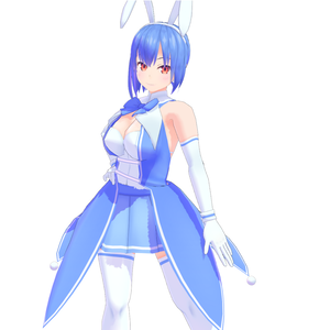 【無料配布】マジカルバニー☆シリアちゃん 1.1【MMDモデル】