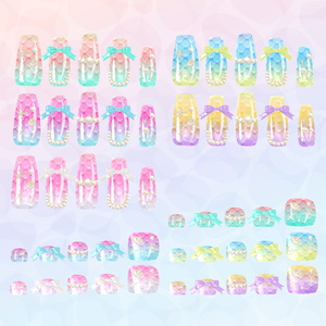 【14アバター対応】マーメイドネイル♡MermaidNails♡【MDollnail対応】 缩略图 2