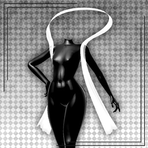 【VRC想定】シンプル羽衣【3Dモデル】