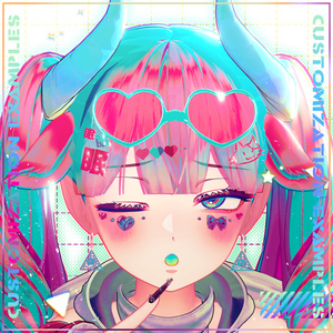 【ミルティナ対応】VividToxic MakeUp Texture＆Eye Texture For Milltina 缩略图 3