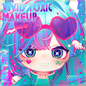 【メルヴィ対応】VividToxic MakeUp Texture＆Eye Texture For Melvii