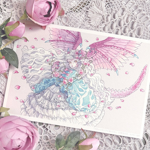 森倉円 金魚 複製原画 【受注生産】 - ILLUST GALLERY TOLALA - BOOTH