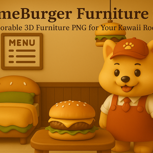 PomeBurger Vol.2｜キッチン家具セット PomeBurger Vol.2｜Burger Kitchen Furniture Set