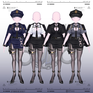 【24アバター対応】⛓️🚨『Chained UP : FREEZE !』 👮‍♀ #Libero_Boutique 缩略图 52