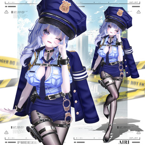 【24アバター対応】⛓️🚨『Chained UP : FREEZE !』 👮‍♀ #Libero_Boutique 缩略图 4