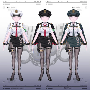 【24アバター対応】⛓️🚨『Chained UP : FREEZE !』 👮‍♀ #Libero_Boutique 缩略图 53