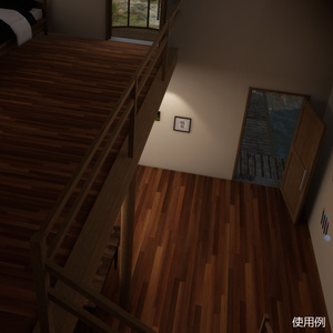 【無料】小さな山荘 3Dモデル 缩略图 3