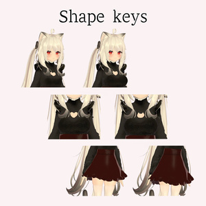 【5アバター対応】ハートウォーミング ニット＆スカート【DB対応 VRChat向け】 缩略图 3