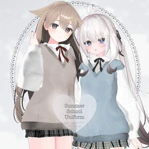 【3アバター対応】Summer School Uniform
