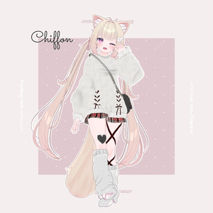 【10アバター対応】Darling knit sweater -だーりんにっと-【VRChat向け衣装モデル】 缩略图 8