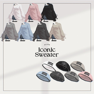 【13アバター対応】Iconic Sweater【VRChat向け衣装モデル】 缩略图 4