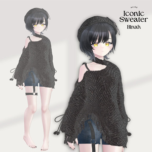 【13アバター対応】Iconic Sweater【VRChat向け衣装モデル】 缩略图 16