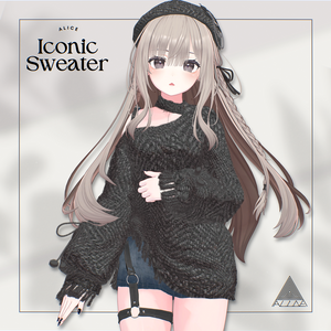 【13アバター対応】Iconic Sweater【VRChat向け衣装モデル】