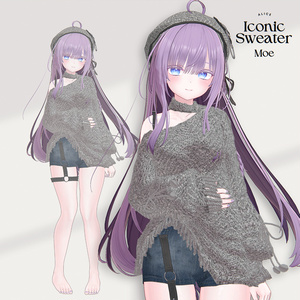 【13アバター対応】Iconic Sweater【VRChat向け衣装モデル】 缩略图 7