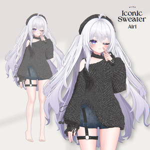 【13アバター対応】Iconic Sweater【VRChat向け衣装モデル】 缩略图 6