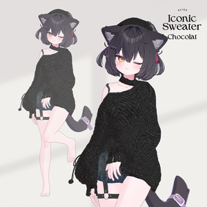 【13アバター対応】Iconic Sweater【VRChat向け衣装モデル】 缩略图 11