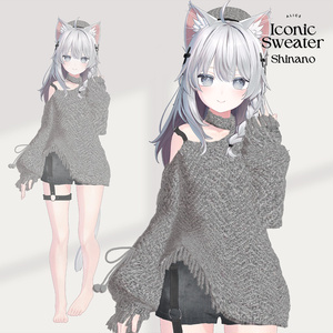 【13アバター対応】Iconic Sweater【VRChat向け衣装モデル】 缩略图 3