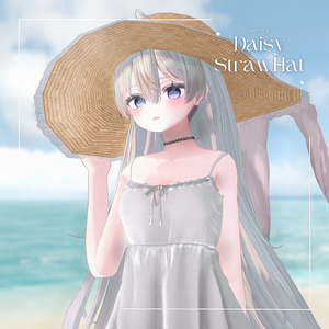 🌼Daisy StrawHat🌼【VRChat向けアクセサリー】