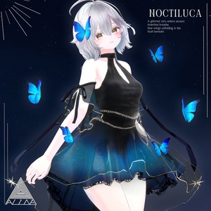 SALE🩵【11アバター対応】Noctiluca【VRChat向け衣装モデル】