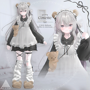 𝐶𝑜𝑠𝑒𝑡𝑡𝑒【16アバター対応･VRChat向け3Dモデル】