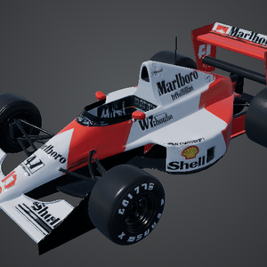 マクラーレン ホンダ McLaren MP4/5B F1 Car 3D Model | 1990 Championship Machine | High-Detail FBX