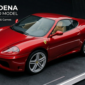 Ferrari 360 Modena 3D Model | Modern Supercar | 1999-2005 | High-Detail FBX