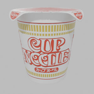 【好評につき３日間数量限定】カップヌードル 4大フレーバー コンプリートセット 3Dモデル【VRChat・ゲーム対応】