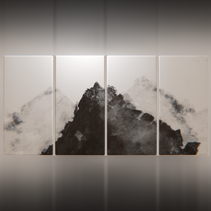 Wood Block Segmented Painting [VRChat World Prop]