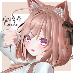 オリジナル3Dモデル　【瑠琉華 -ruruka-】洋服2着
