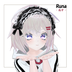  オリジナル3Dモデル　【Runa -ルナ-】