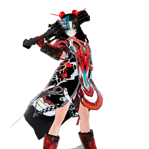 ソード三枚刃　GLBファイル VRM Posing Desktop読み込み可能