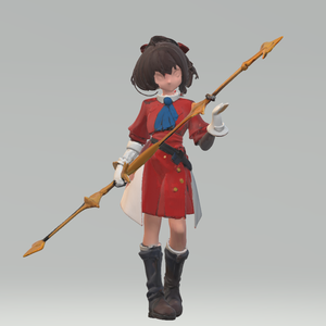 オリジナル未完成フィギュア　３D塗り絵　GLBファイル VRM Posing Desktop　読み込み可能
