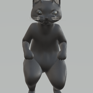 くろネコ　くろちゃん　GLBファイル VRM Posing Desktop読み込み可能