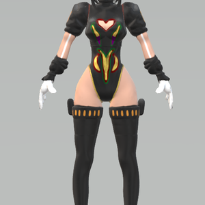 塗り絵ちゃん　３D塗り絵　GLBファイル VRM Posing Desktop　読み込み可能