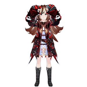 cluster使用可能アバター　ウルフちゃん２