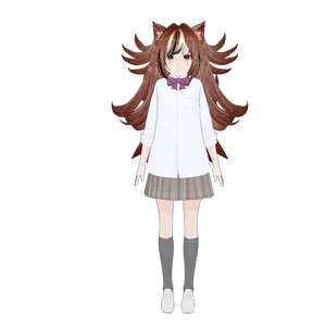 cluster使用可能アバター　ウルフちゃん3