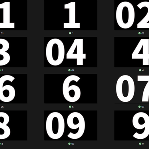 VROIDstudio用　数字スタンプ