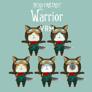【VRMのみ】NEKO FANTASY 戦士