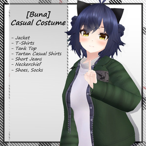 オリジナル３Dモデル「Buna」Ver 1.01 缩略图 5