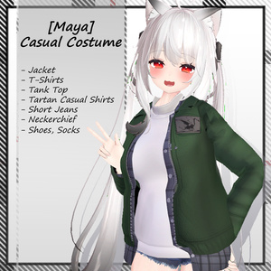 [3Dモデル] [７アバター対応] カジュアル衣装 缩略图 4