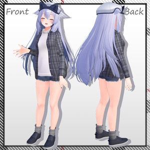 [3Dモデル] [７アバター対応] カジュアル衣装 缩略图 22