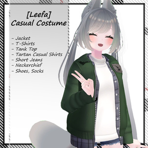 [3Dモデル] [７アバター対応] カジュアル衣装 缩略图 5