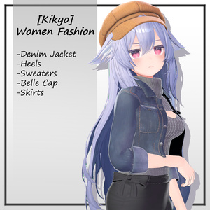 [7Avatar] Denim Jacket / Heels / Sweater / Casket / Skirt