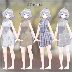 【NC's Cloth専用】【テクスチャ】フード付きパーカーとドレス 缩略图 6