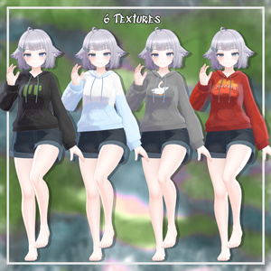 【NC's Cloth専用】【テクスチャ】フード付きパーカーとドレス 缩略图 3