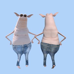 [Wormiesock用]Wormie jeans set 缩略图 3