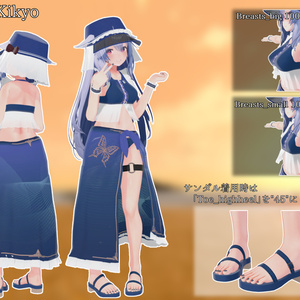 【量産型のらきゃっと、桔梗、Nio、マヌカ】Casual Maid_swim 缩略图 8